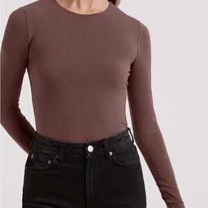 nuuds Chocolate Long Sleeve Tee